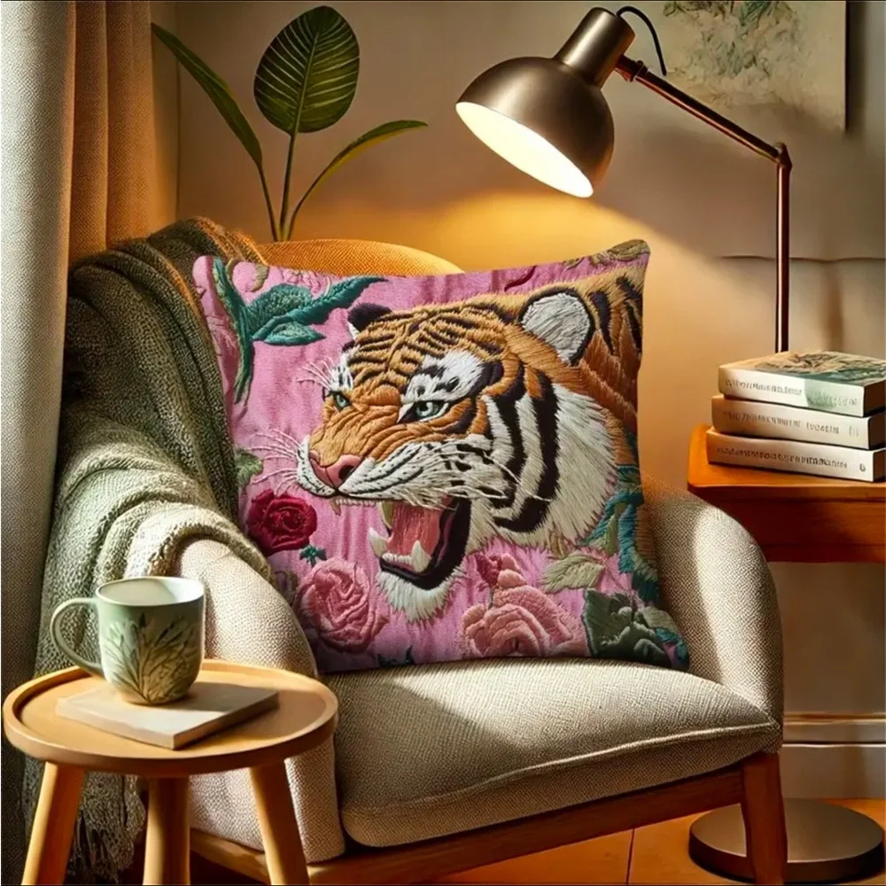 Tiger pillowcase